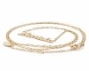 GOLD CHAIN NECKLACE celebrity STAINLESS STEEL